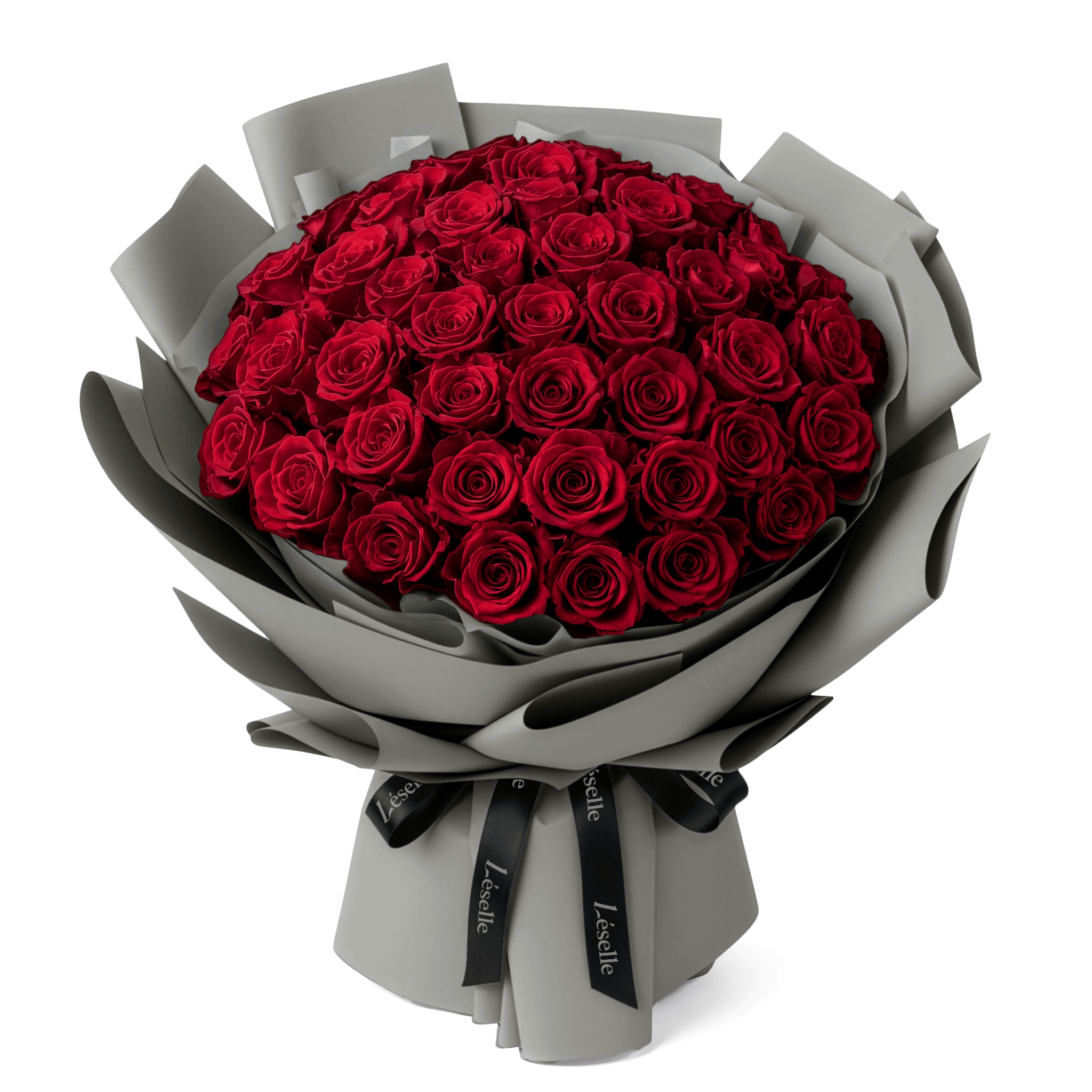 The Grand Highland Red // Giant Red Rose Bouquet