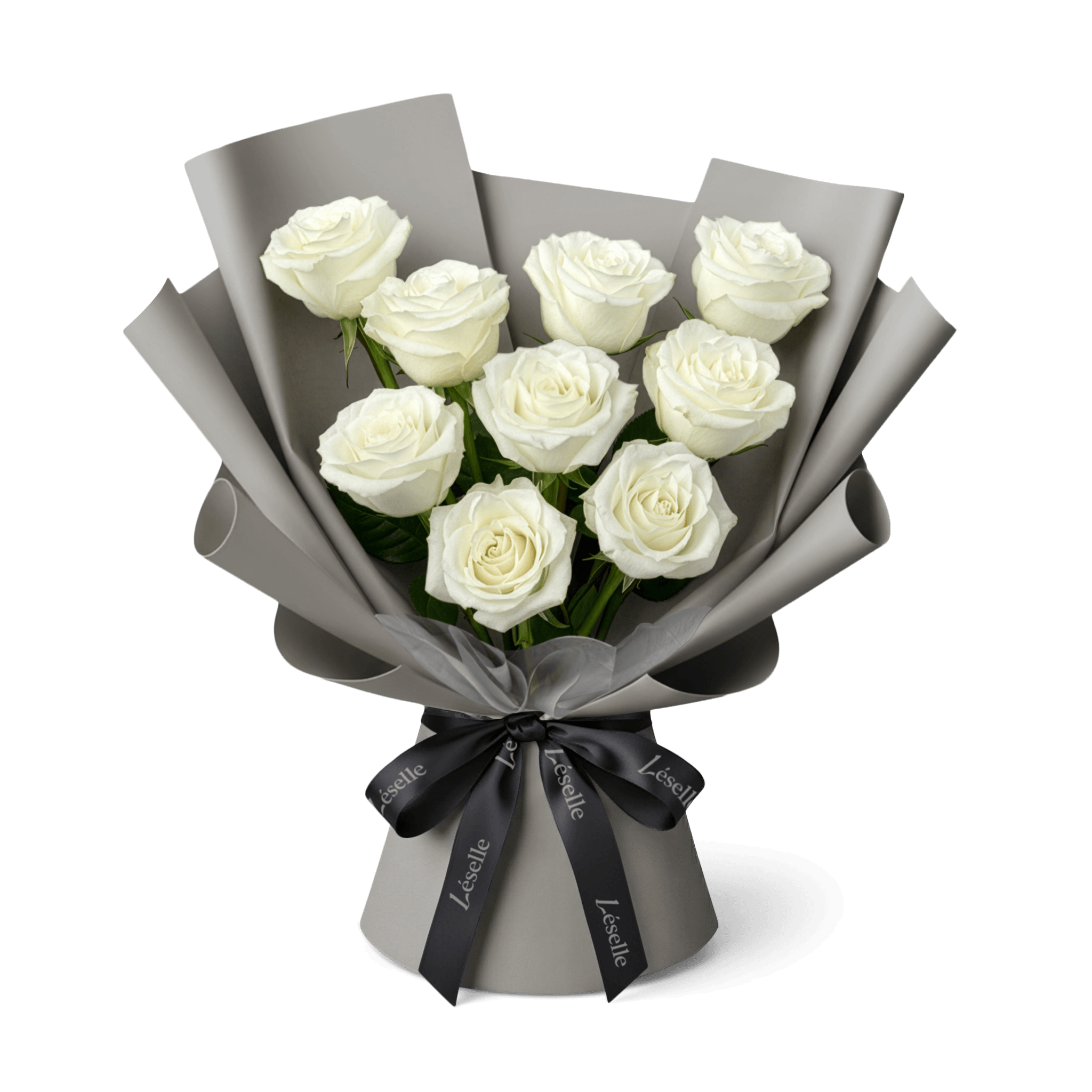 Proud // White Rose Bouquet