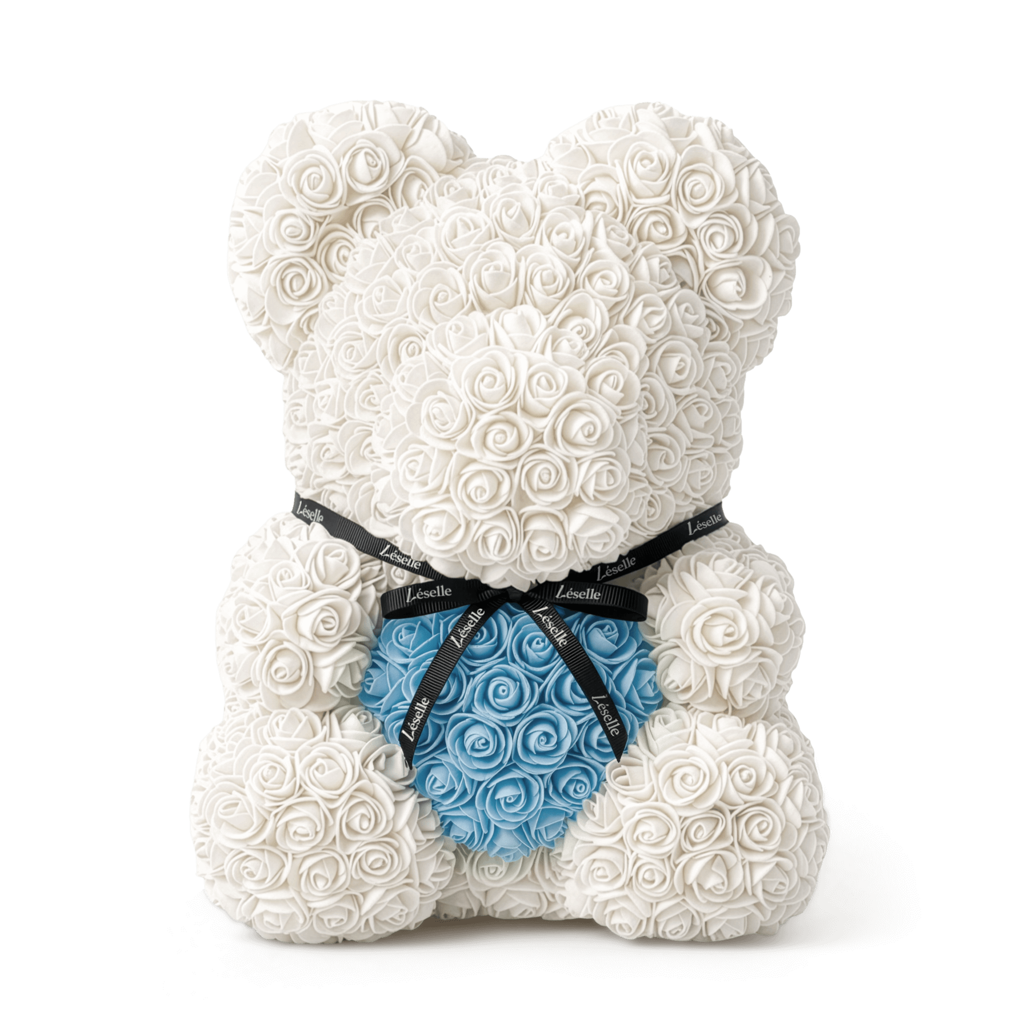 Eternal Rose Bear - Pearl White Edition
