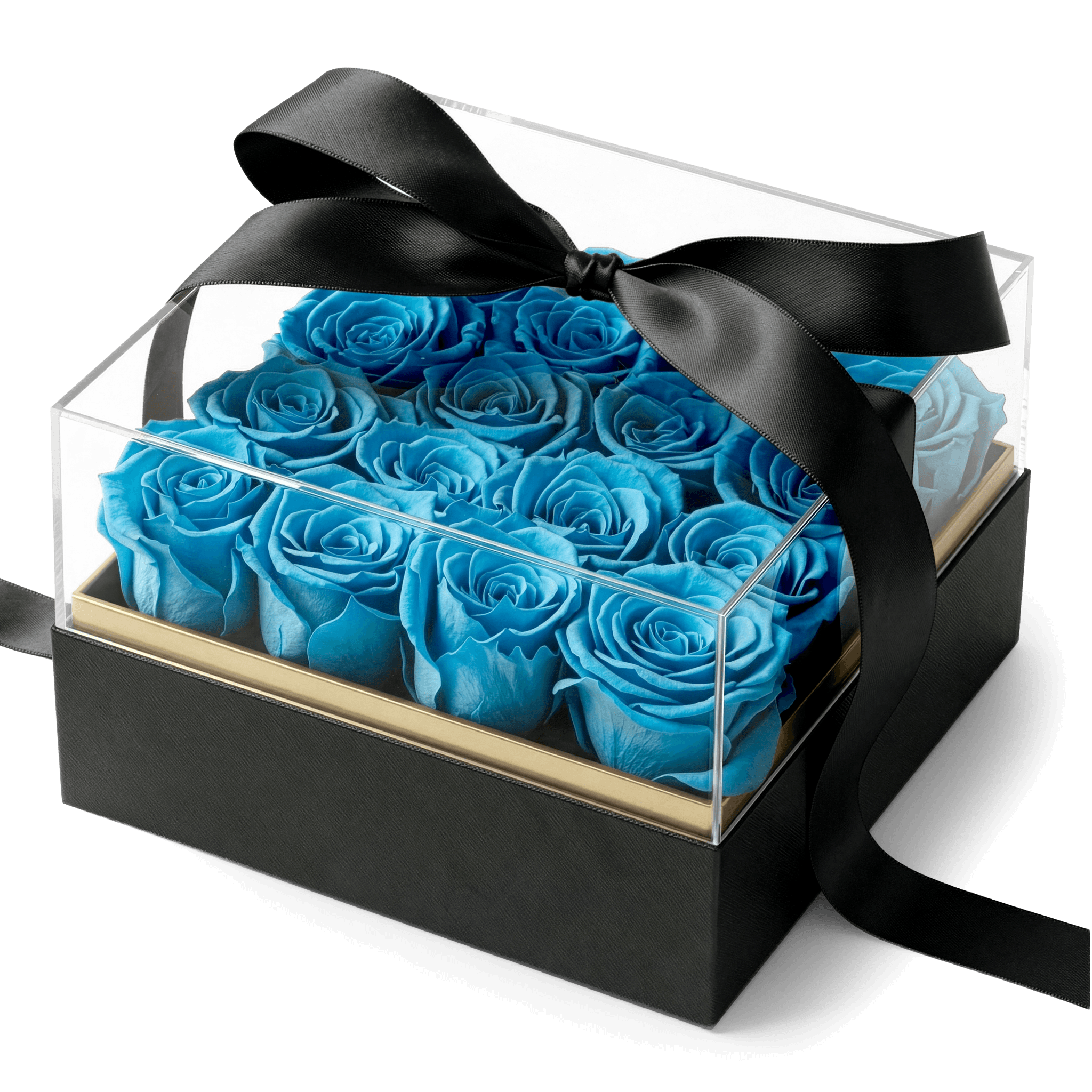 Elegant Square Rose Box